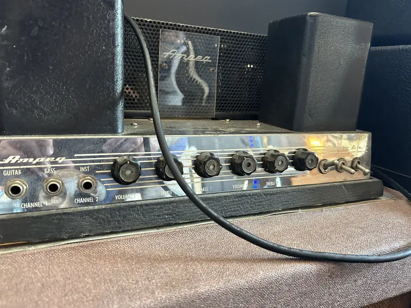 Vintage Ampeg amplifier head
